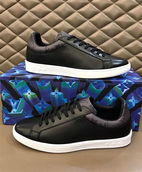 lv luxembourg sneaker black|louis vuitton sneakers.